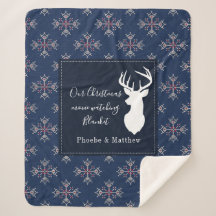 Feriado de Natal de Padrão de Knitting Personaliza