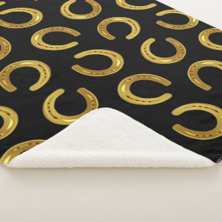 Cobertor Sherpa Ferradura dourada