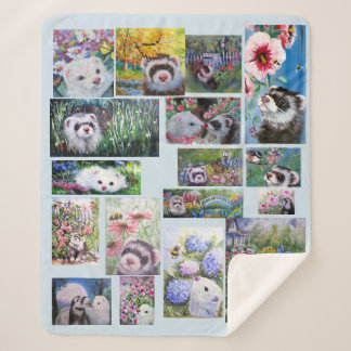 Cobertor Sherpa Ferret Sherpa Blanket