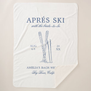Cobertor Sherpa Festa de Après Ski com a Noiva Bach de Fim de Sema