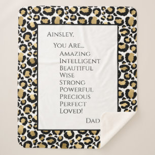 Cobertor Sherpa Filha Você É Incrível