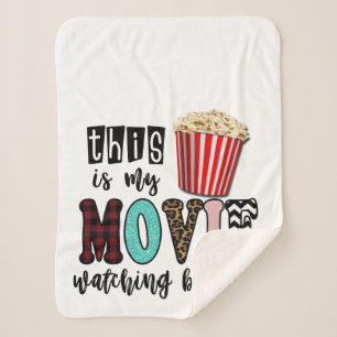 Cobertor Sherpa Filme em branco