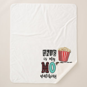Cobertor Sherpa Filme em branco