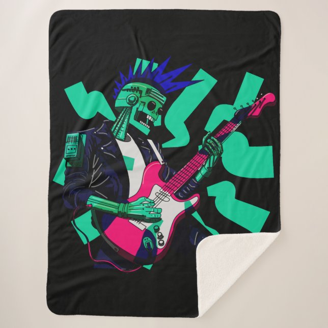 Cobertor Sherpa Fique elétrico (Frente)