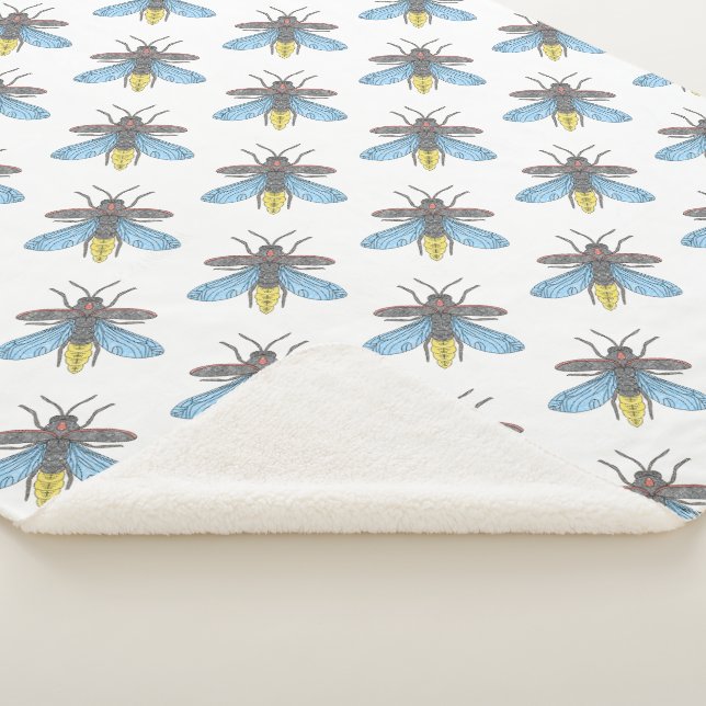 Cobertor Sherpa Firefly (branco) - Sherpa Blanket (3/4)