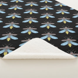 Cobertor Sherpa Firefly (preto) - Sherpa Blanket