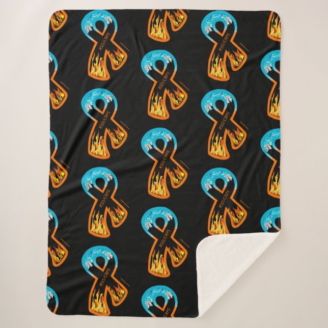 Cobertor Sherpa Fita de Fogo e Gelo...RSD/CRPS (Frente)