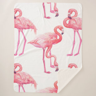 Cobertor Sherpa Flamingos