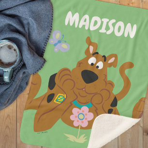Cobertor Sherpa Flor de Admissão Scooby-Doo