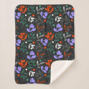 Cobertor Sherpa Flora Selvagem
