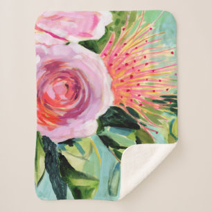 Cobertor Sherpa Floral Brushy I