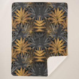 Cobertor Sherpa Floral estético