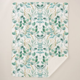 Cobertor Sherpa Floral estético