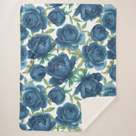Cobertor Sherpa Floral Sherpa Blanket
