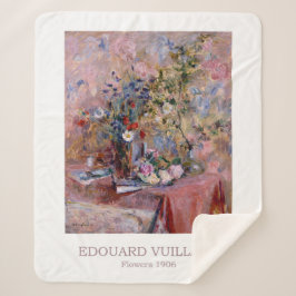 Cobertor Sherpa Flores de 1906 por Edouard Vuillard