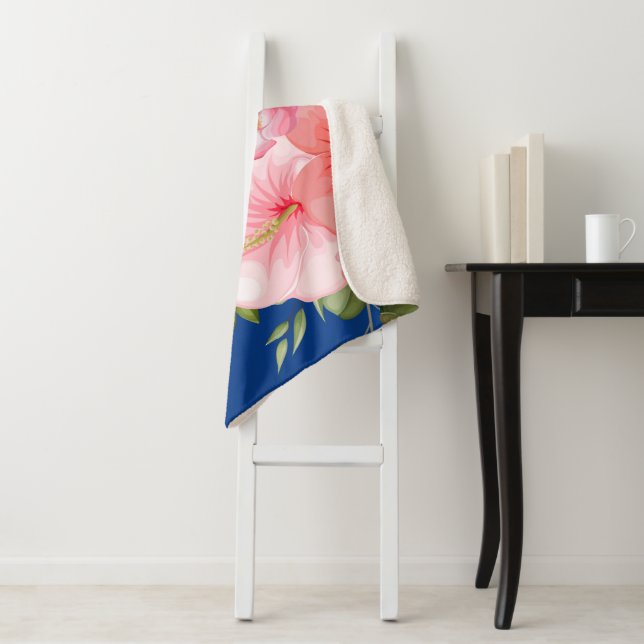 Cobertor Sherpa Flores de Aquarela 21 (In Situ)