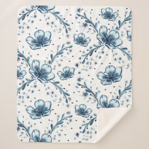 COBERTOR SHERPA FLORES DE INVERNO