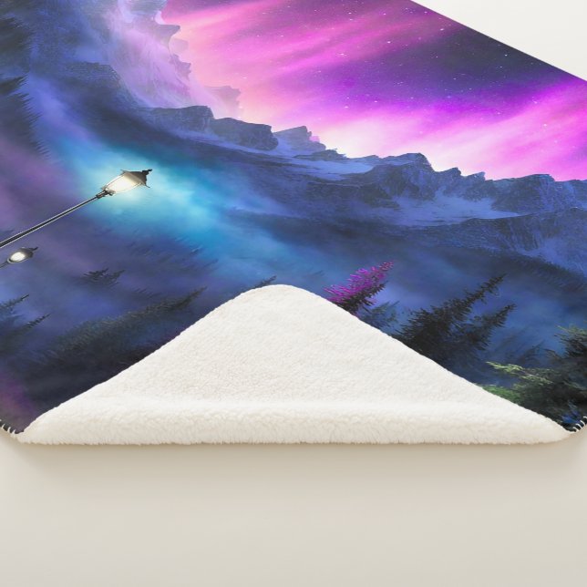 Cobertor Sherpa Floresta Encantada (3/4)