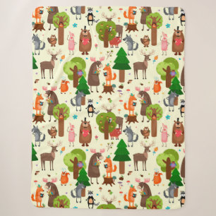 Cobertor Sherpa Florestas Adoráveis Sherpa Blanket