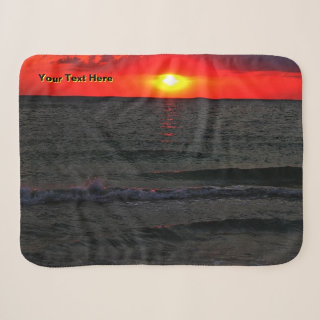 Cobertor Sherpa Flórida Sunset (Frente (Horizontal))
