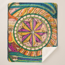 Cobertor Sherpa Fogo Bengali | Adolf Wolfli |