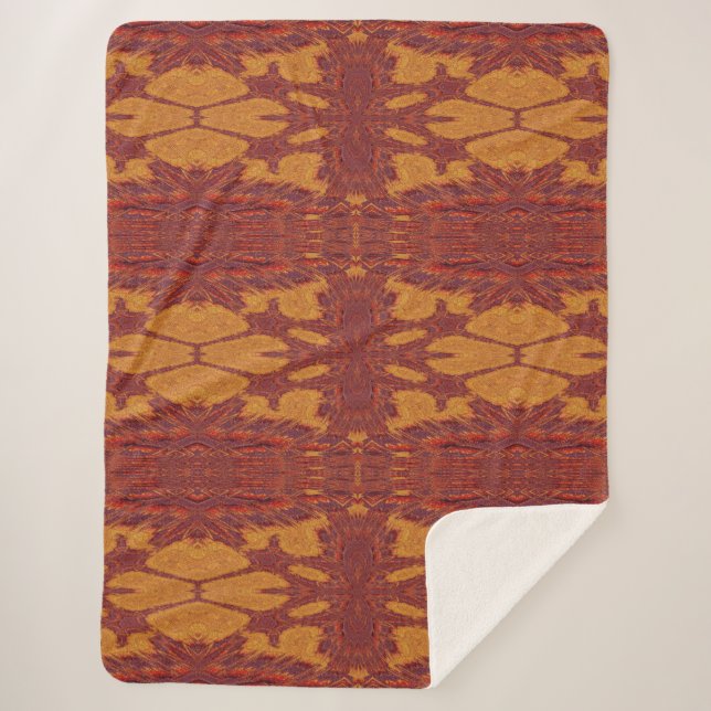 Cobertor Sherpa Fogo de Itzpapalotl 149 (Frente)