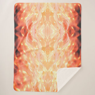 Cobertor Sherpa Fogo! Fogo! Fogo!