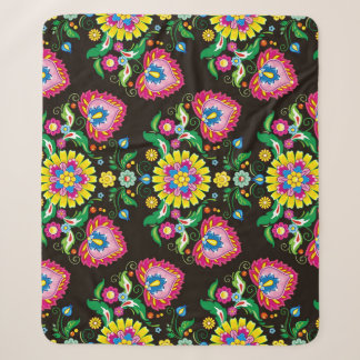 Cobertor Sherpa Folheto: azulejos coloridos retrorreflectores