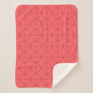 Cobertor Sherpa Folheto vermelho, legal, tendência, ilustração dec