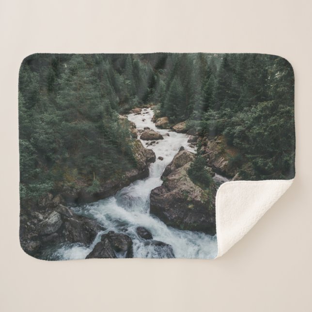 Cobertor Sherpa Forests | Grison Graubunden Canton (Frente (Horizontal))