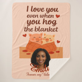 Cobertor Sherpa 'Forever My Valentine' Sherpa Blanket