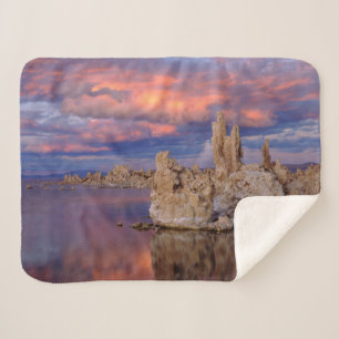 Cobertor Sherpa Formações de Tufa no Lago Mono