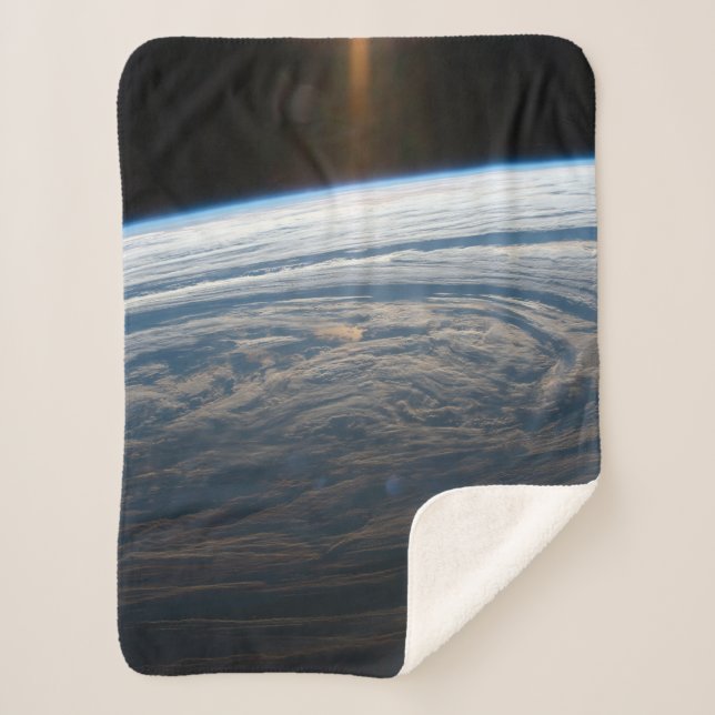 Cobertor Sherpa Formações Nuvens No Oceano Índico Sul. (Frente)