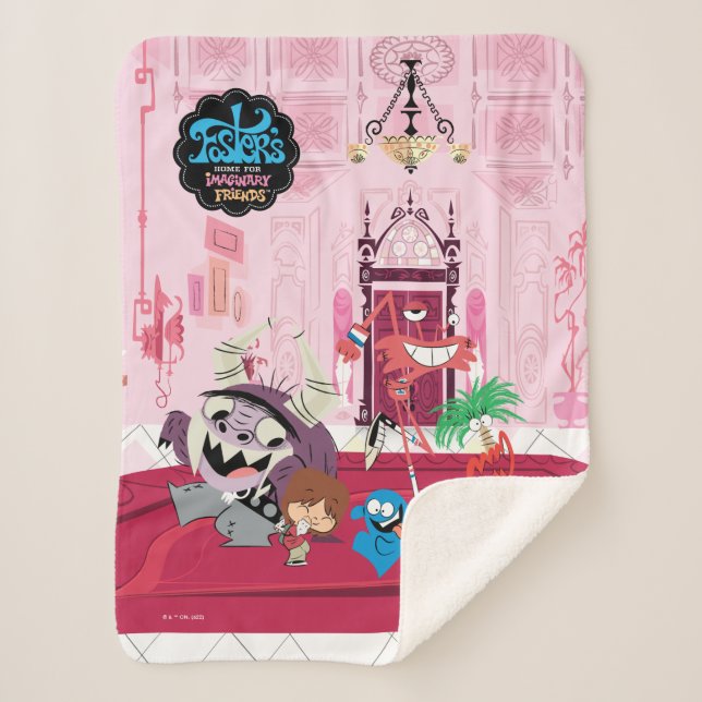 Cobertor Sherpa Foster's Home for Imaginary Friends | Dancing (Frente)