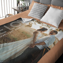 Foto do Casal de Amor Verdadeiro Fleece Blanket