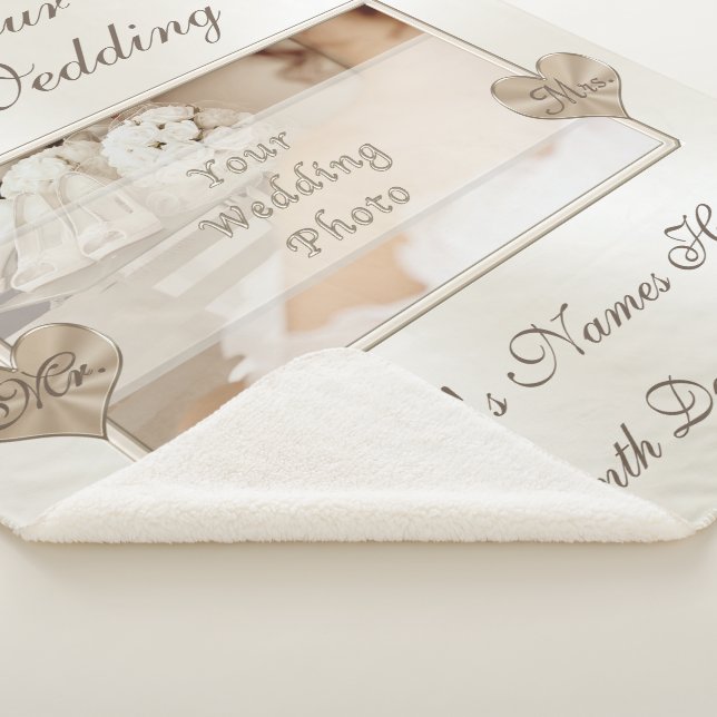 Cobertor Sherpa Foto e cobertura personalizada do lance do (3/4)