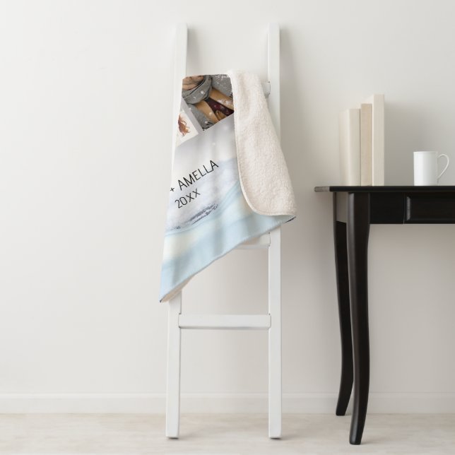 Cobertor Sherpa Foto personalizada do Casal gráfico (In Situ)