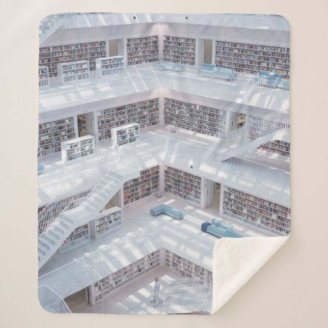 COBERTOR SHERPA FOTOGRAFIA ALTA DA BIBLIOTECA (Frente)
