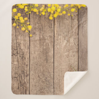 Cobertor Sherpa Fotografia de ações, conceito de vintage.