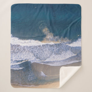 COBERTOR SHERPA FOTOGRAFIA DE ALTO ÂNGULO DA PORTA