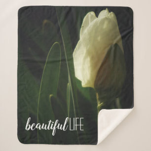 Cobertor Sherpa Fotografia de Daffodil, uma bela vida