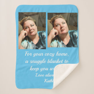 Cobertor Sherpa Fotos De Mim, Snuggle Sherpa Blankets