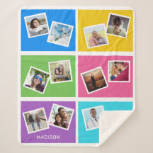 Fotos personalizadas & nome colorido