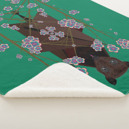 Cobertor Sherpa Fox Jade Voadora Sherpa Blanket (3 Tamanhos)