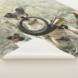 Cobertor Sherpa Fox Terrier suave