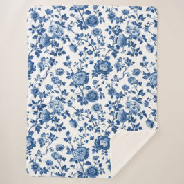 Cobertor Sherpa Franco Botânico - Impressão