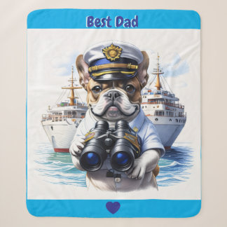 Cobertor Sherpa Französische Bulldoggen French Bulldog Best Dad