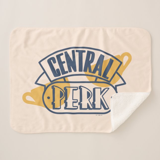 Cobertor Sherpa FRIENDS™ | Central Perk (Frente (Horizontal))