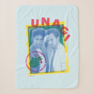 Cobertor Sherpa FRIENDS™ Ross & Chandler - Unagi
