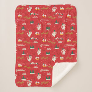 Cobertor Sherpa Frosty - O padrão favorito do boneco de neve de to